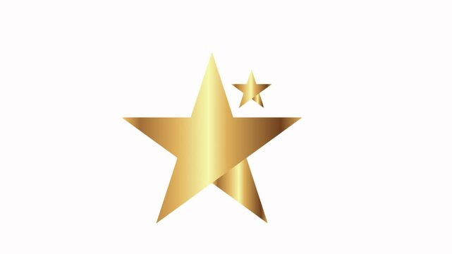 star icon animation  simple flat