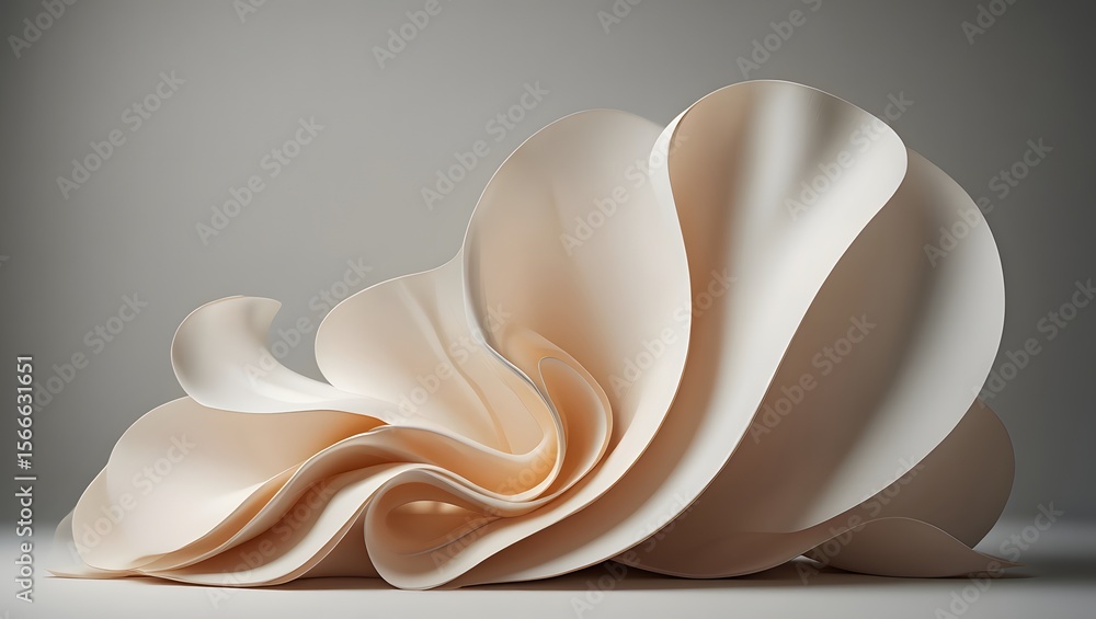 Poster abstract paper art design background texture light and shadow modern minimalist style