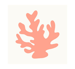 Cartoon Coral Reef Illustration for Kids and Summer Design
