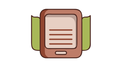 Flat Education and E-Learning Icon on White Background – Book, Graduation Cap, Online Class, Certificate, Exam, Course Tools and More