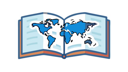 Flat Education and E-Learning Icon on White Background – Book, Graduation Cap, Online Class, Certificate, Exam, Course Tools and More