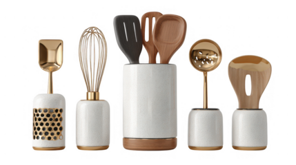 Modern kitchen utensilsontransparentbackground