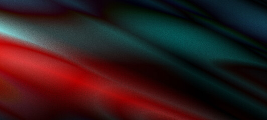 Abstract Red and Teal Draped Fabric Texture: Moody, Dark, Gradient Background
