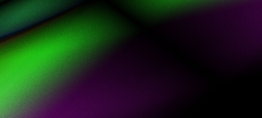Abstract Green and Purple Gradient Background: Dark, Moody, Textured Design