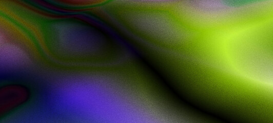 Abstract Green and Purple Swirling Gradient Texture Background Image