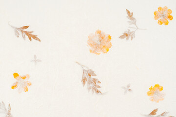 Mulberry handmade paper in natural pattern surface decorative design for backgrounds.