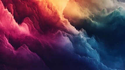 Noisy Abstract Colorful Background