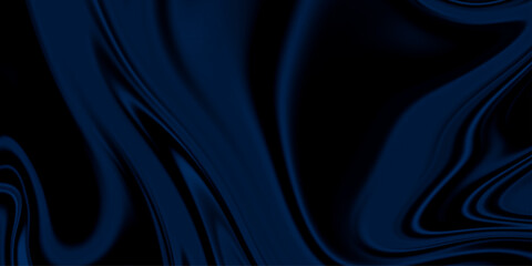 Dark Blue and Black Fluid Abstract Background