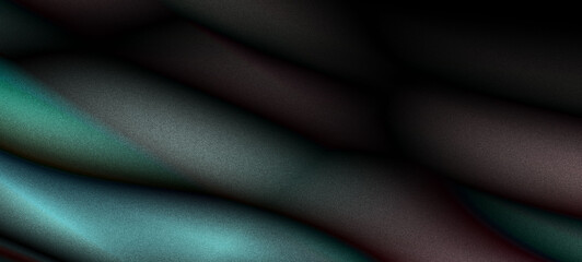 Abstract Teal and Gray Gradient Swirling Fabric Texture Background