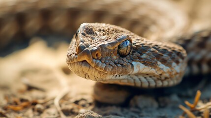 Close-up of a snake's head