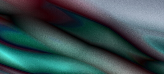 Abstract Teal and Burgundy Draped Fabric Texture Background Image