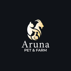 Pet care logo design.