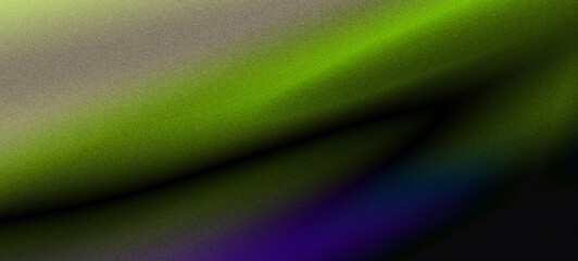 Abstract Green and Purple Gradient Texture:  Dark Moody Background Design