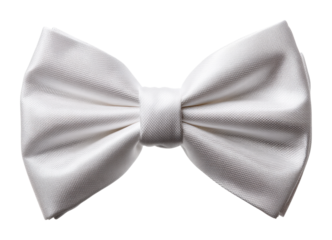 Elegant white bow tie display fashion accessories