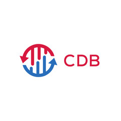 CDB Letter Initial Logo Design Template Vector Illustration