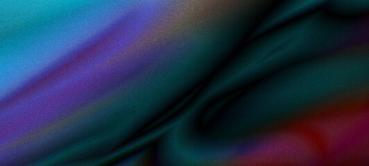 Abstract Teal Purple Draped Fabric Texture: Moody, Textured Background