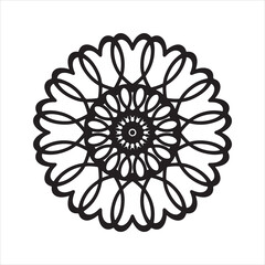 Bloom Radiance: Artistic Floral Mandala Expressions