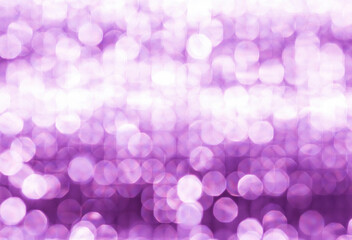 Abstract blurred purple bokeh background, festive season concept background, purple bokeh pattern background