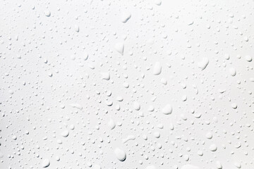 Water drops on white background, seamless water drops pattern background