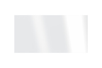 glass plate isolated on transparent
