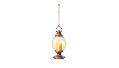 Warm candlelit ambiance, a small hanging light fixture with gentle glow, perfect for cozy evenings