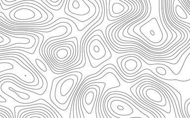 Topographic Background. Abstract wavy and curved lines background. Background of the Topographic Map. Sophisticated Dark Background with Contour Map Lines Creating an Organic and Fluid Pattern.