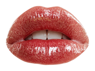 Vibrant lip showcase beauty