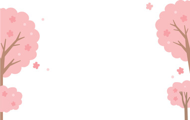 Cherry Blossom Tree Frame (Side Placement)