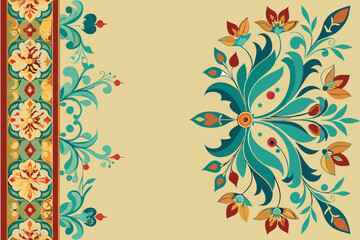 Islamic floral arabesque patterns