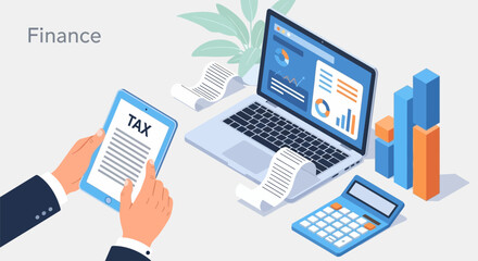Tax preparation services online and accounting software for small business