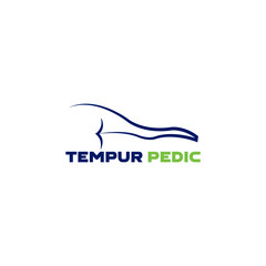 Tempur Pedic Logo Design Vector Template