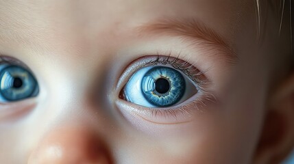 Naklejka premium style baby blue eyes