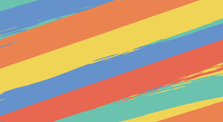 Diagonal Colorful Brushstrokes Background