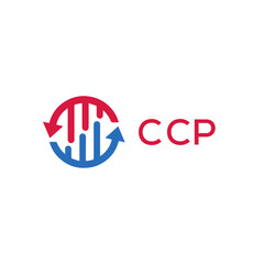 CCP logo design vector template