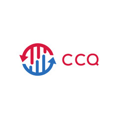 CCQ logo design vector template