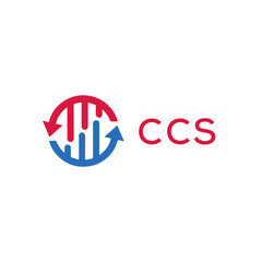 CCS logo design vector template