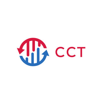 CCT logo design vector template