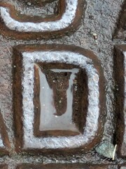 Written Wording in Distressed State Typography Found Ransom Letter D
