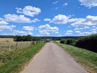Countryside in Brans, Franche-Comté, France - June 2025