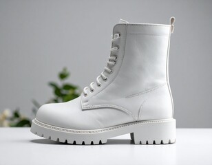 white boot