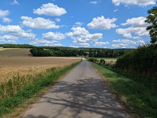 Countryside in Brans, Franche-Comté, France - June 2025