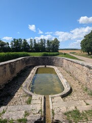 Ancien washhouse in Brans, Franche-Comté, France - June 2025