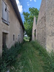 Old houses in Brans, Franche-Comté, France - June 2025