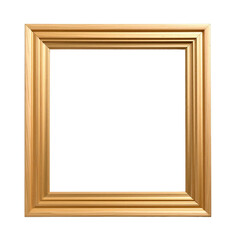 Wooden frame with transparent background for easy image insertion