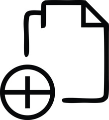 vector illustration of a file folder icon