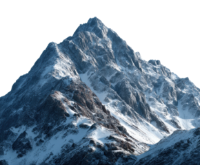 Mountain climbing adventure snowy peak nature alpine environment wide view