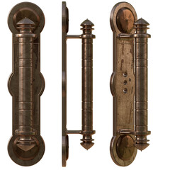 Door handle house metal