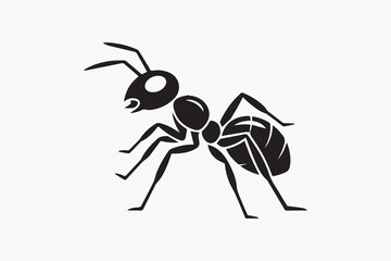 black ant illustration Vector