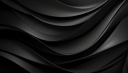 Fototapeta premium Abstract black and white background with curving lines and a subtle light effect, perfect for modern design or business templates