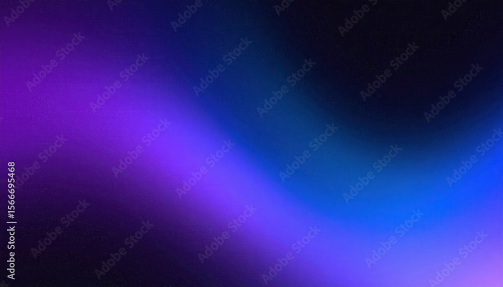 Wall mural abstract blue background with glowing stars and light rays creating a vibrant wave pattern